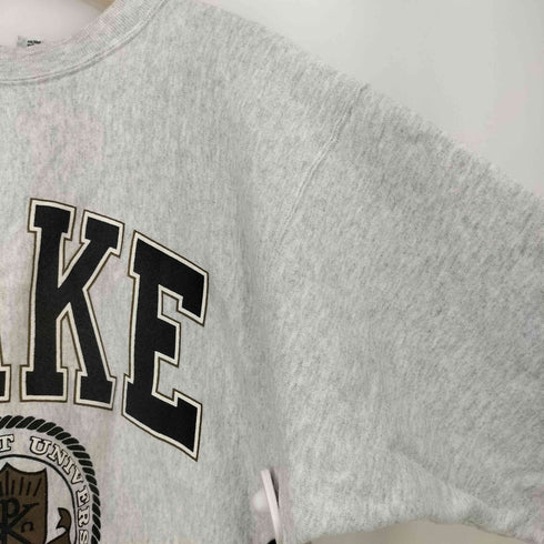 ザコットンエクスチェンジ THE COTTON EXCHANGE 90s USA製 ポリ混 ウェイクフォレスト大学 カレッジロゴプリント クルーネックスウェット メンズ import:XL